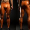 オレンジスパッツの男