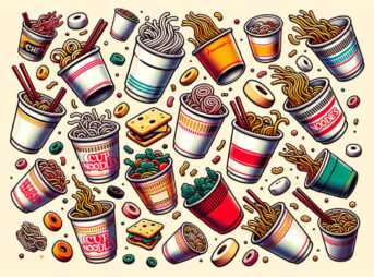 初めてシリーズ「カップ麺」、また辛口以上の辛口が!? 21 空飛ぶ色々なカップヌードル