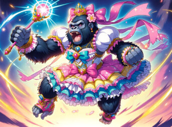 しっかり通ってる学校まで知ってるのがプリキュアファンなのか、FUJIWARA原西の知識力がまた試される 13 キュアゴリラをAi生成してもらったゴリラ