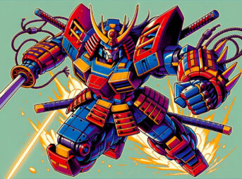 最強の名は伊達じゃない!雑実写でも宇宙の悪人どもを懲らしめる! 12 サムライ風なスーパーロボット