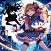 魔法少女のイラスト