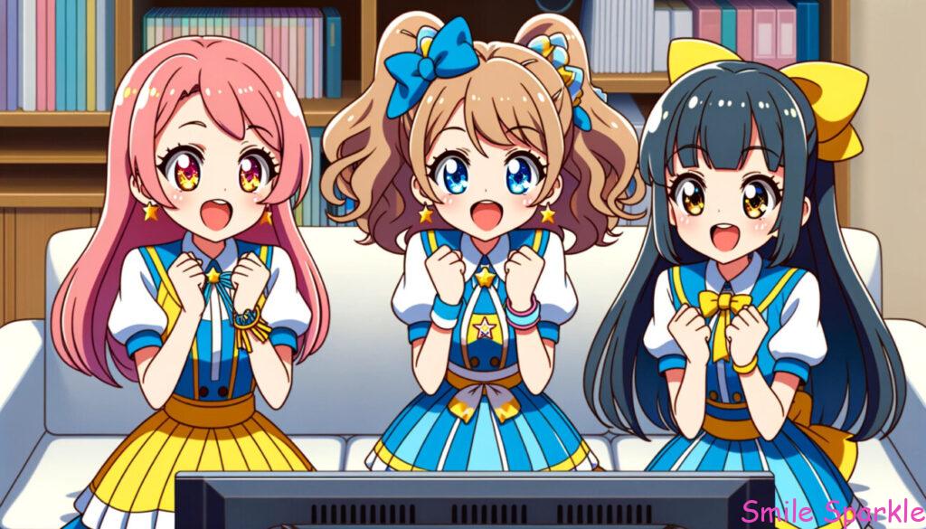 相方のコピーした変身ポーズを当てろ!原西、プリキュアのポーズをどれだけ覚えているのか、また挑戦が始まる。 4 テレビの前でワクワクする女の子たち
