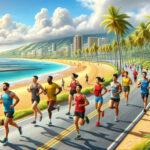 視聴者と共走!エガちゃんのホノルルマラソン完走記 12 ホノルルマラソンに似たようなイラスト