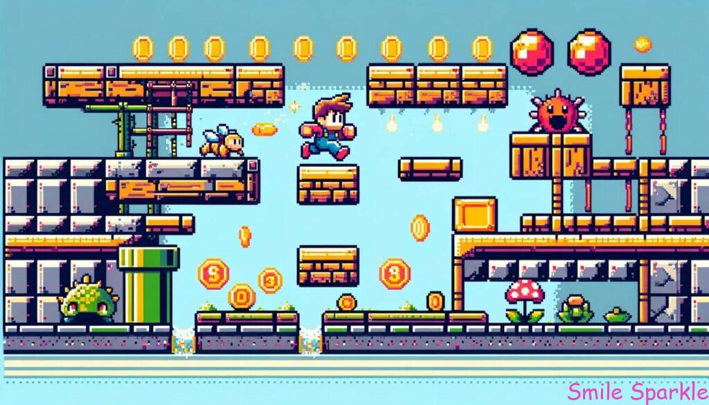 江頭2:50版スーパーマリオ: 笑い満載のゲームセッション 1 アクションゲーム風